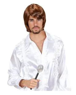70er Popstar Perücke Björn -Outlet-Horror-Shop 70er jahre popstar peruecke herrenperuecke maennerperuecke 70er jahre mottoparty bild2 25591