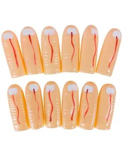 Blutige Finger 12 Stück