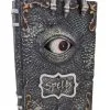 Animiertes Zauberbuch Mit Drachenauge -Outlet-Horror-Shop animiertes zauberbuch mit drachenauge animated dragon eye spell book halloween animatronic 51122 01