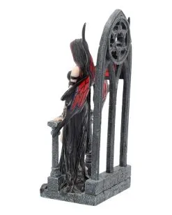 Aracnafaria Gothic Fee Figur 23cm -Outlet-Horror-Shop aracnafaria gothic fee figur aracnafaria gothic fairy figurine gothic deko kaufen 52689 03