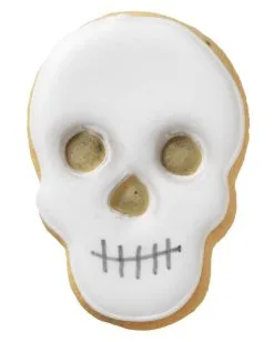 Ausstechform Totenkopf 7cm -Outlet-Horror-Shop austechform halloween totenkopf plaetzchenform mit halloween motiv weihnachtsplaetzchen form fuer gothic fans 28568 3