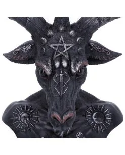 Baphomet Büste 13 Baphomet Büste -Outlet-Horror-Shop baphomet bueste baphomet skulptur baphomet bust 39196 05