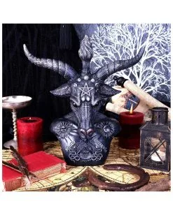 Baphomet Büste 14 Baphomet Büste -Outlet-Horror-Shop baphomet bueste baphomet skulptur baphomet bust 39196 06