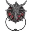 Baphomet Türklopfer 1 Baphomet Türklopfer -Outlet-Horror-Shop baphomet tuerklopfer baphomet door knocker gothic deko 39218 01