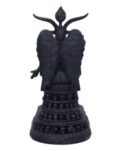 Baphomet's Devotion Teelicht Halter 17cm -Outlet-Horror-Shop baphomets devotion teelicht halter baphomets devotion tea light holder gothic deko 54571 03