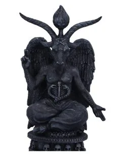 Baphomet's Devotion Teelicht Halter 17cm -Outlet-Horror-Shop baphomets devotion teelicht halter baphomets devotion tea light holder gothic deko 54571 05