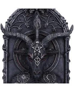 Baphomet's Invocation Wandbild 30,5cm 13 Baphomet's Invocation Wandbild 30,5cm -Outlet-Horror-Shop baphomets invocation wandbild baphomets invocation wall plaque gothic deko 54568 05