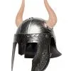 Barbarischer Krieger Helm Mit Hörner -Outlet-Horror-Shop barbarischer krieger helm mit hoerner viking helmet with horns kostuemzubehoer 38830 01