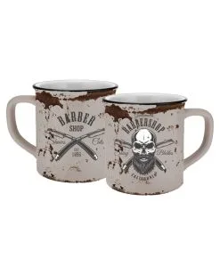 Barber Skull Totenkopf Tasse 7 Barber Skull Totenkopf Tasse -Outlet-Horror-Shop barber skull totenkopf tasse barber skull mug lieblingstasse geschenkartikel 54639 01