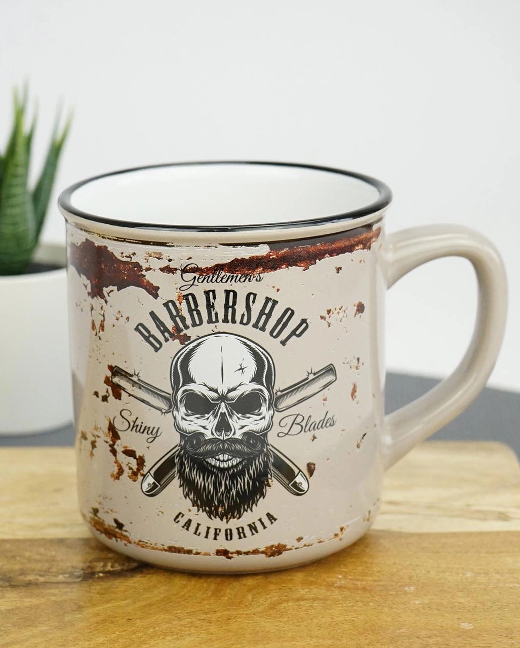 Barber Skull Totenkopf Tasse 3 Barber Skull Totenkopf Tasse