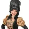 Baronesse Perücke Schwarz 2 Baronesse Perücke Schwarz -Outlet-Horror-Shop baroness percke schwarz baronin langhaar percke8800962