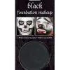 Halloween Basis Make-up Schwarz -Outlet-Horror-Shop basis make up schwarz halloween make up karneval make up 21972 1