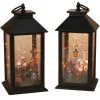 Beleuchtete Halloween Laterne Friedhof Szenario -Outlet-Horror-Shop beleuchtete halloween laterne friedhof szenario lighted halloween lantern cementary design halloween deko 52539