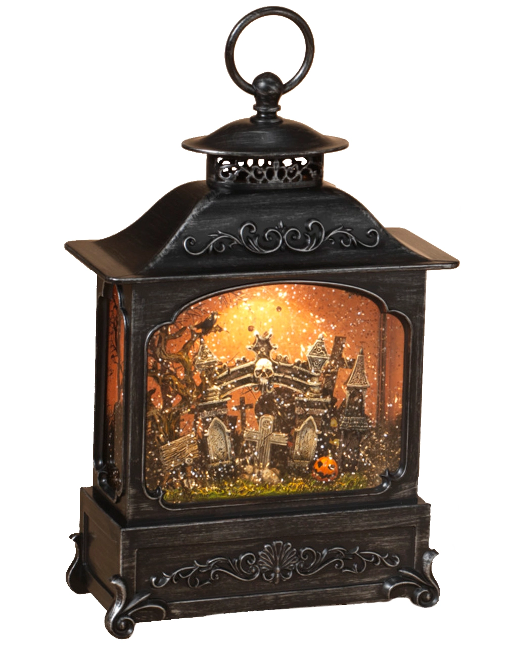 Beleuchtete Laterne Halloween Friedhof 3 Beleuchtete Laterne Halloween Friedhof