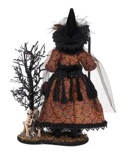 Beleuchtete Märchenhexe Aus Dem Geisterwald 54cm 6 Beleuchtete Märchenhexe Aus Dem Geisterwald 54cm -Outlet-Horror-Shop beleuchtete maechenhexe aus dem geisterwald lighted haunted trail witch on base halloween deko 54767 02