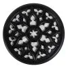 Black Victor Gothic Window 19cm Ø -Outlet-Horror-Shop black viktor gothic window schwarzes viktorianisches wandrelief gothic wohnaccessoire gothic deko 54853 01