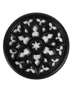 Black Victor Gothic Window 19cm Ø