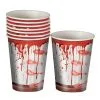 Blutige Party Pappbecher 6 Stück 1 Blutige Party Pappbecher 6 Stück -Outlet-Horror-Shop blutige party pappbecher 8 steck 38007