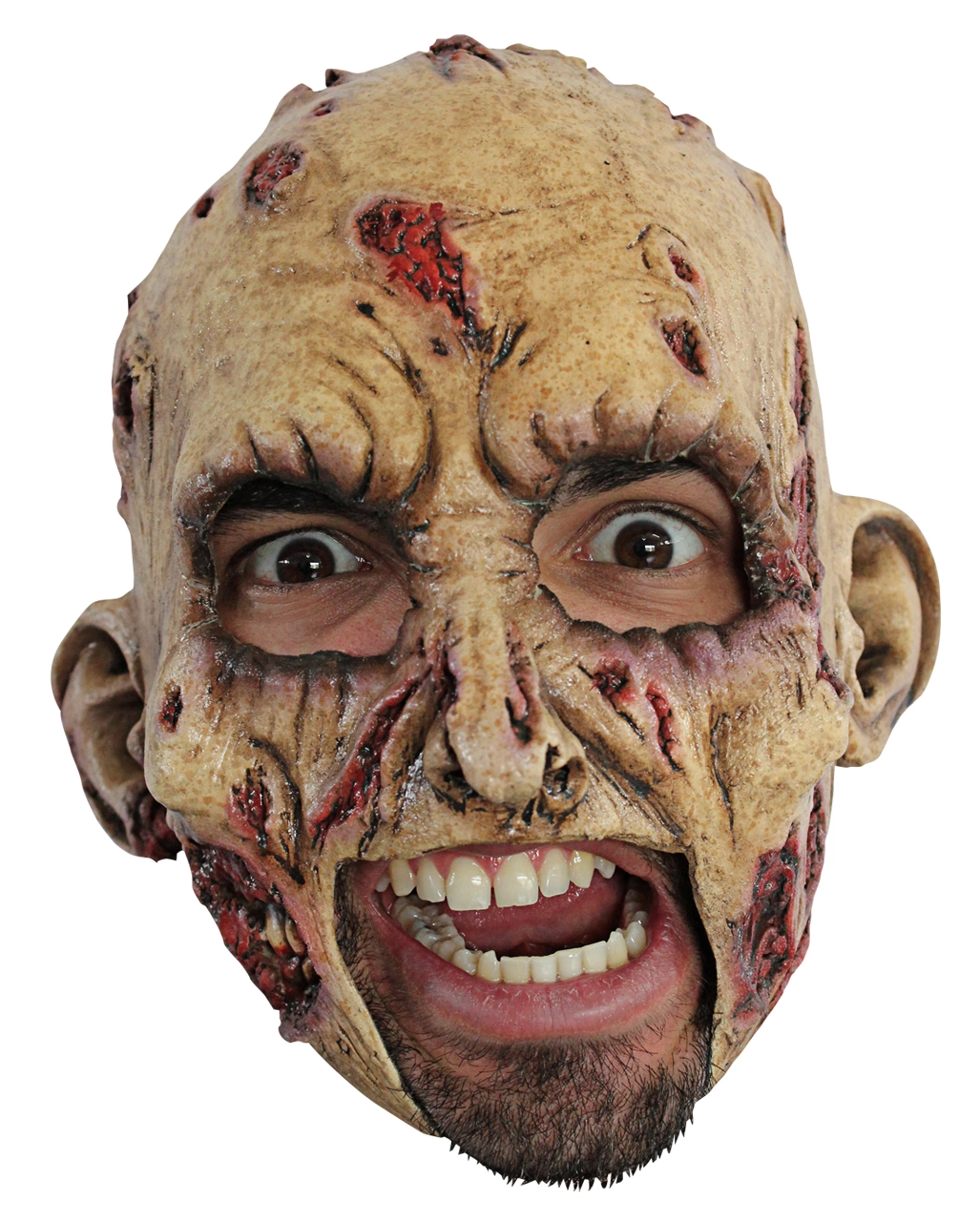 Blutige Zombie Maske 3 Blutige Zombie Maske