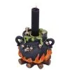 Bubbling Brew Hexenkessel Räucherkegel & Kerzenhalter -Outlet-Horror-Shop bubbling brew hexenkessel kerzen und raeucherkegel halter halloween und hexendeko 51650 3