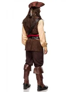 Captain Of The Caribbean Kostüm 12-tlg -Outlet-Horror-Shop captain of the caribbean piratenkostuem seeraeuberkostuem freibeuterkostuem pirate costume 38458 02