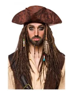 Captain Of The Caribbean Kostüm 12-tlg -Outlet-Horror-Shop captain of the caribbean piratenkostuem seeraeuberkostuem freibeuterkostuem pirate costume 38458 03