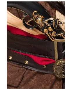 Captain Of The Caribbean Kostüm 12-tlg -Outlet-Horror-Shop captain of the caribbean piratenkostuem seeraeuberkostuem freibeuterkostuem pirate costume 38458 04