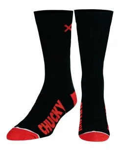 Chucky Patch Socken -Outlet-Horror-Shop chucky patch socken childs play chucky patch socks horrorfilm socken geschenkartikel horror fan 52337 3