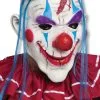 Clown Maske Mit Stirnwunde 2 Clown Maske Mit Stirnwunde -Outlet-Horror-Shop clown maske mit stirnwunde joker maske zombie clown killer clown 19976