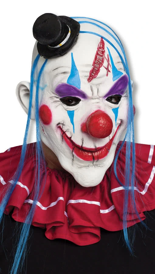 Clown Maske Mit Stirnwunde 3 Clown Maske Mit Stirnwunde
