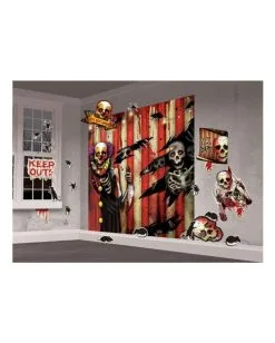 Creepy Clown Wanddeko 32tlg.