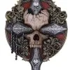 Cross Of Darkness Wandbild 32cm 1 Cross Of Darkness Wandbild 32cm -Outlet-Horror-Shop cross of darkness wandbild cross of darkness wall plaque gothic deko gothic wohnaccessoire 50992 01