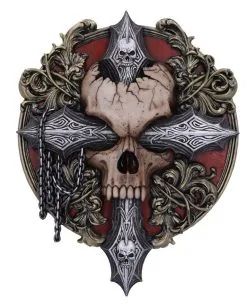 Cross Of Darkness Wandbild 32cm