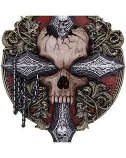 Cross Of Darkness Wandbild 32cm 11 Cross Of Darkness Wandbild 32cm -Outlet-Horror-Shop cross of darkness wandbild cross of darkness wall plaque gothic deko gothic wohnaccessoire 50992 04