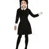 Dark Girl Kinder Kostüm Kleid Schwarz -Outlet-Horror-Shop dark girl kinder kostem kleid schwarz 37890