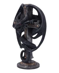 Outlet-Horror-Shop -Outlet-Horror-Shop dark gothic dragon kerzenstaender dark gothic dragon candle holder dunkler gothic drache kerzenhalter 54192 02