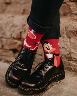 Halloween Dracula Socken -Outlet-Horror-Shop dedoles lustige dracula socken dedoles dracula good mood socks halloween vampir socken 52463 2