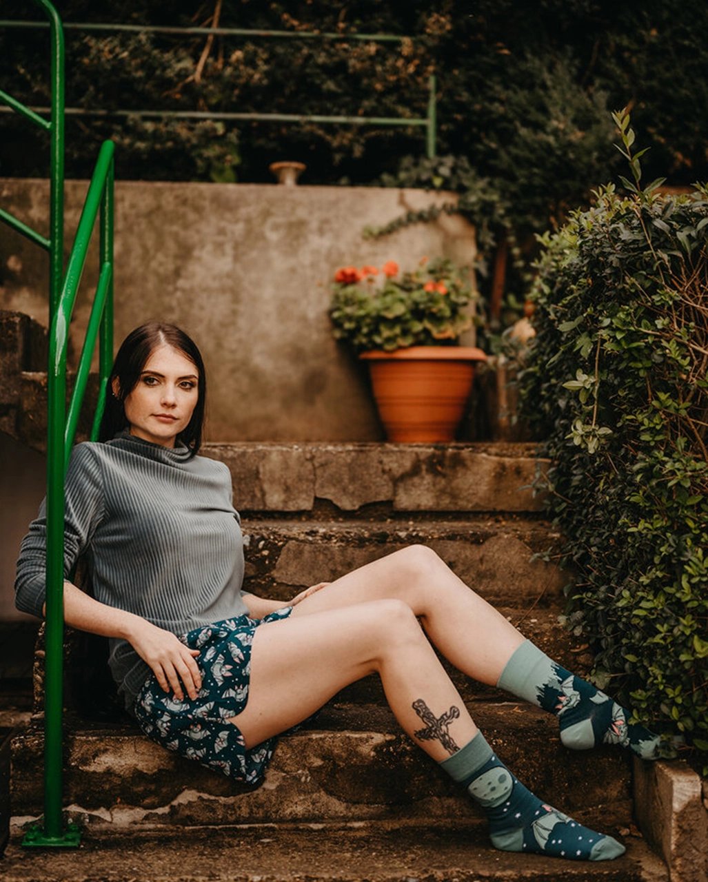 Halloween Fledermaus Socken 5 Halloween Fledermaus Socken – Bild 3