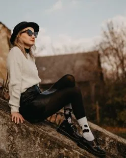 Halloween Geister Socken -Outlet-Horror-Shop dedoles lustige geister socken dedoles ghost good mood socks halloween socken 52460 5