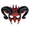 Diabolische Teufels Maske Mit Hörner -Outlet-Horror-Shop diabolische teufels maske mit hoerner diabolical devil mask with horns 50447 01