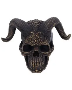 Diabolus Totenkopf 18cm -Outlet-Horror-Shop diabolus totenkopf diabolus totenschaedel diabolus skull gothic deko 54190 06