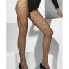 Diamant Netzstrumpfhose Schwarz -Outlet-Horror-Shop diamant netzstrumpfhose schwarz sexy kostuem zubehoer netzstruempfe fuer fasching und halloween 15890