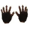 Werwolf Handschuhe DLX Mit Kunstfell -Outlet-Horror-Shop dunkelbraune werwolfhandschuhe mit kunstfell werwolf gloves with faux fur kostuemzubehoer 53004 01