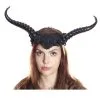 Dunkle Fee Hörner Haarreif Mit Spitze 2 Dunkle Fee Hörner Haarreif Mit Spitze -Outlet-Horror-Shop dunkle fee hoerner haarreif mit spitze dark fairy headpiece horns cosplay kostuemzubehoer 50517
