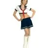 Erste Marine Offizierin Kostüm -Outlet-Horror-Shop erster marine offizier damenkostuem erotische sailor verkleidung sexy officer first class costume 35656
