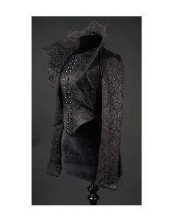 Evil Queen Jacket Mit Stehkragen 7 Evil Queen Jacket Mit Stehkragen -Outlet-Horror-Shop evil queen jacket mit stehkragen evil queen jacket with stand up collar 39121 02