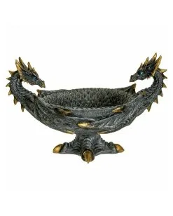 Fantasy Drachenschale Mit 2 Köpfen