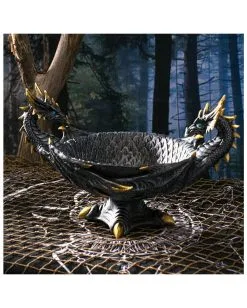 Fantasy Drachenschale Mit 2 Köpfen 9 Fantasy Drachenschale Mit 2 Köpfen -Outlet-Horror-Shop fantasy drachenschale mit zwei koepfen fantasy dragon bowl with two heads gothic dekoration 51344 04