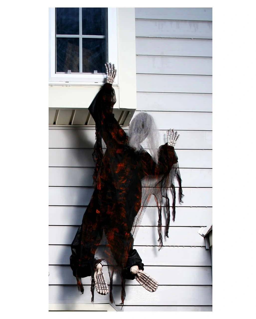 Fassadenkletter Skelett Schwarz 152 Cm 3 Fassadenkletter Skelett Schwarz 152 Cm