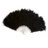 Federfächer Schwarz -Outlet-Horror-Shop federfaecher schwarz handfaecher faecher aus schwarzen federn puschel faecher feather fan black 8800516 1